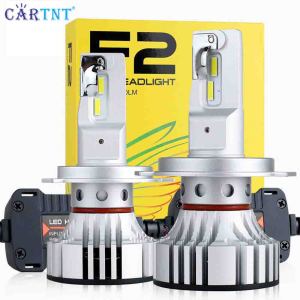 CarTnT 1 Pair H4 LED Car LED Headlight Bulbs H7 H8 H9 H11 9005 9006 HB3 HB4 120W 22000LM CSP Chips Turbo Fan 6000K 12V Fog Lamp Нeadlamp