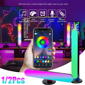 USB LED Light Bar RGB Color Changing TV Backlight Remote Symphony Atmosphere Light Strips Music Rhythm Ambient Pickup Lamp Decor