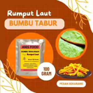 RUMPUT LAUT BUMBU TABUR LION FOOD KEMASAN 100 GRAM