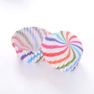 Heat Resistant Oilproof Cake Baking Paper Cup Middle Size