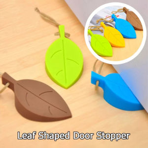 4 Colors Creative Leaf Silicone Door Wedge Stopper Childrens Anti-pinch Hand Safety Clip Stop Tool