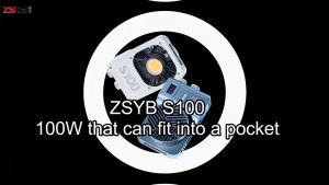 ZSYB S100 100W Bi-Color 2700-6500K ไฟ LED แบบพกพา (รับประกัน 1ปี)