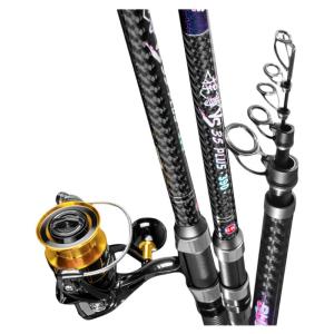 GW | Hard Carbon Long Cast Fishing Rod Large Guide Ring