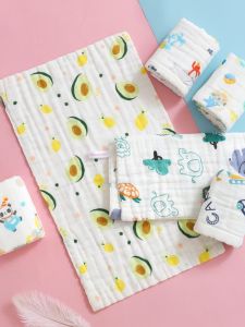 Ultra Soft Pure Cotton Flannel Towel Baby Bibs Bathing Towel Infant Saliva Towel Burping Towel Childrens Bath Towel Newborn