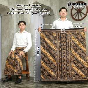 Sarung Batik Katun Motif Gurda Gus Iqdam Seragam | Dewasa | Terbaru