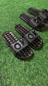 OKAIDO Sandal Flat Slides Wanita Cewek Perempuan Model Pita Gaya Fashion Korea Style Jelly Bening