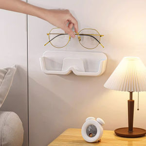 3Pcs Punch-free Glasses Storage Rack Wall Mounted Sun-glasses Display Holder Wardrobe Decoration Storage Box Sunglass Organizer