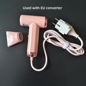Mini High-Speed Hair Dryer For Dormitory Outdoor Travel Portable Negative Ion Bladeless Electric Static Sonic Dry Blow Dryer