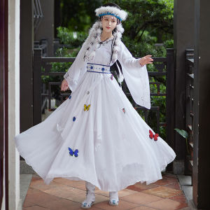 Genuine Goods Film and Television Ancient Costume Same Style Xiangfei Costume Mongolian TikTok Same Style Fragrant Performance Costume Cos Costume Large Swing Skirt