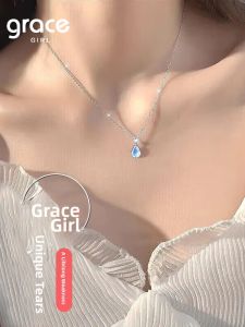 Grace Girl | Moonstone Teardrop Pendant Necklace