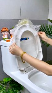 Bayar Di Tempat - Alas Duduk Toilet Closet Sekali Pakai / Disposable Paper Toilet Seat Cover