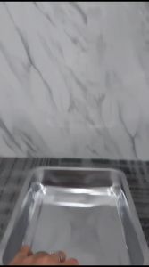 Berindo Nampan Stainless Persegi Tebal Baking Tray Stainless Nampan Saji Baki