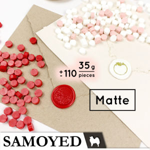 Lilin Segel / Stempel Surat / Undangan / Seal / Sealing Wax Beads 35 g Samoyed WXBD-35 Matte / Doff