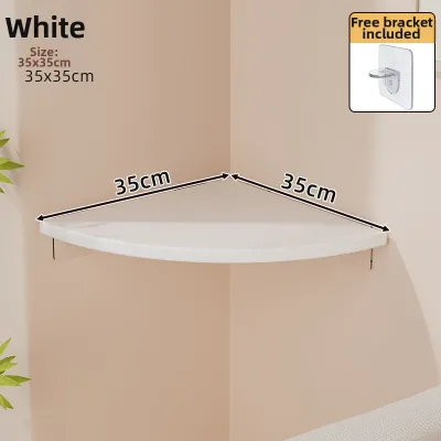 No-drilling Corner Decorative Shelf for Books and Kitchen