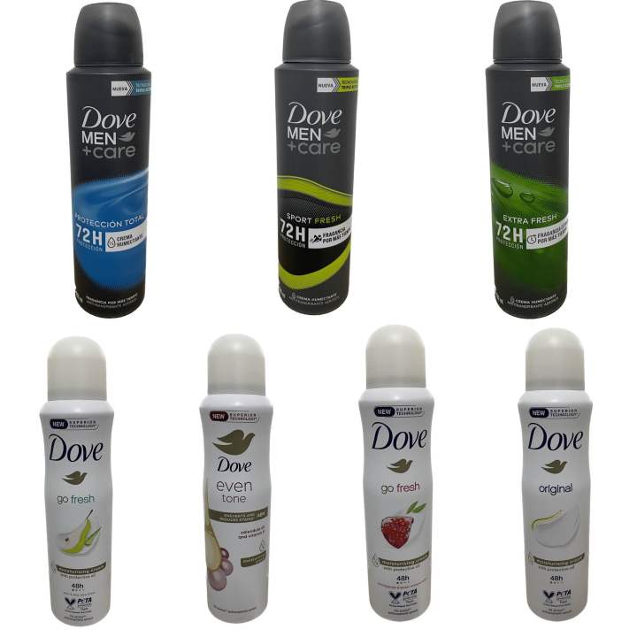 Dove Moisturizing Cream Deodorant SPRAY Original / Go Fresh / Dove Men