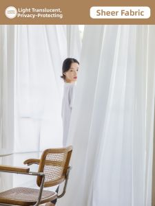 Lezhihe | Waterproof Oilproof Privacy Curtain white