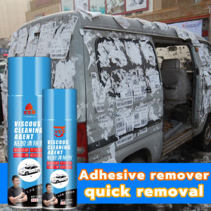 Car Sticker Remover Car Window Sticky Residue Remover Glass Film Adhesive Cleaning Spray Agent