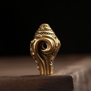 Tibetan Style Crafts Rosary Bracelet Accessory Brass Conch Buddha Head Buddha Head Jingang Xingyue Passion Fruit Seed Bodhi Accessories