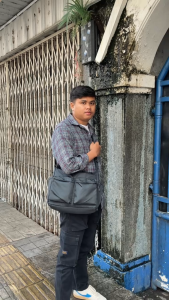 Tas slingbag premium kekinian Pushop Tahan air efek daun talas multi fungsi Ritsuki Terlaris