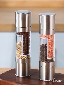 ขวดบดพริกไทย บดเครื่องเทศ - ขวดพริกไทย บดเกลือแบบขวดแก้ว