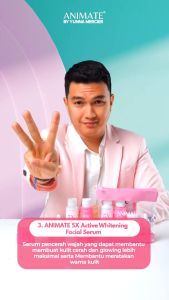 Seri Animate 5x Active Whitening 5in1: Krim Pemutih Wajah Terbaik
