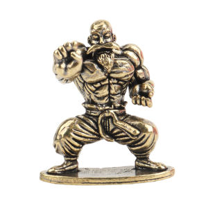 Takara Tomy | 4-7cm Creative Solid Brass Dragon Ball Anime Figurines Super Saiyan Vegeta Son Goku Master Roshi Metal Statue Desktop Decor