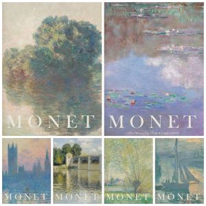 Jigsaw Puzzle 1000Pieces Claude Monet Classic Impressionist Artwork Stress Relief Puzzle Wall Art Decor Gift