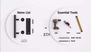 Handle Pintu Gaya Industri Tugas Berat Padat 30cm / Sliding Barn Doors Pull Handle /  Baut Tembus Tarikan Stainless Hendel Handel Pintu