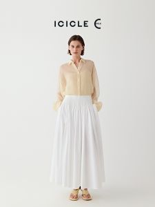 ICICLE | Cotton Cambric Long Skirt for Summer