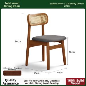 XIANGNANSONG | Retro Style Rattan Weaving Luxury Backrest Chair