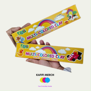 KAFIFI Joy Multi-Colored Clay – 1pc – Reusable Modeling Clay for School Projects & Creative Play