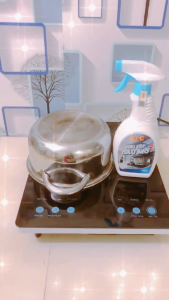 Combo Nước Lau Bếp Đa NăngTẩy Xoong Nồi Siêu SạchTẩy Dầu Mỡ Nhà Bếp+Nước Lau Kính Siêu Sạch Dr.C