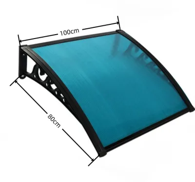 Awning Canopy Heavy-duty Sturdy With Bracket Shade Awning Sun Shade Waterproof Anti UV