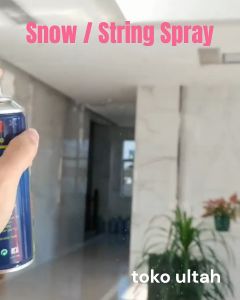 Aksesori Pesta Outdoor: Snow Spray & Jaring Laba Laba