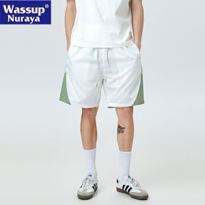 Quần Short Thể Thao Chống Nắng Mùa Hè Cho Nam WASSUP NURAYA Quần Dài Năm Mảnh Thoáng Khí Rộng Rãi Thoải Mái Quần Dài Thường Ngày Cho Thanh Thiếu Niên