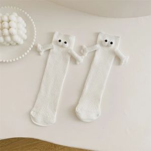 5Pairs Childrens Hand-holding Socks Cotton Magnetic Pull Hand Cute Socks Boys and Girls Mid-calf Socks Cotton Cute Baby Socks