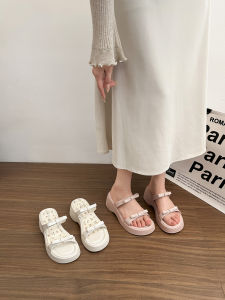YX | Elevating Thick Soled Slip-On Slippers Versatile