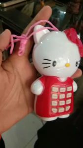 mainan edukasi anak Hello kitty 3687 | mainan anak telfon mainan lampu | Mainan Anak Telephone Ada Suara Dan Lampu Menggunakan Baterai