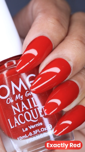 OMG Nail Lacquer 10ml - Exactly Red
