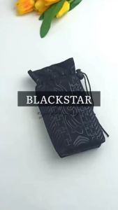 Sajadah Hitam Travel Haji Umroh Pouch Serut Motif Black Star Sajadah Safar Umrah