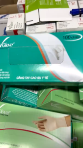 GĂNG TAY Y TẾ VGLOVE CHÍNH HÃNG GĂNG TAY Y TẾ CÓ BỘT VÀ KHÔNG BỘT BAO TAY Y TẾ LATEX SPA