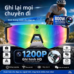GUHUAVMI | Kính Thể Thao Thông Minh AI 2026 Camera 8MP Ảnh 32MP Chống Rung Kép WiFi Bộ Nhớ 32GB Sạc Nhanh Hỗ Trợ Dịch Thuật