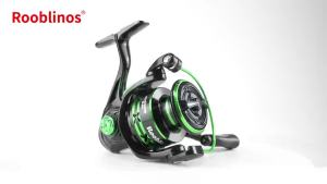 rooblinos | Máy Câu Cá Siêu Nhẹ Tỉ Số Truyền 5.2:1 Lực Kéo Tối Đa 26LB Cuộn Dây Kim Loại CNC Dùng Cho Nước Ngọt & Nước Mặn