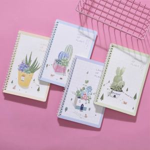 Sổ lò xo A5 kẻ ngang 120 trang 70gsm 140x207mm lò xo kép sổ kẻ ngang ghi chép tha hồ lựa chọn BAUHO