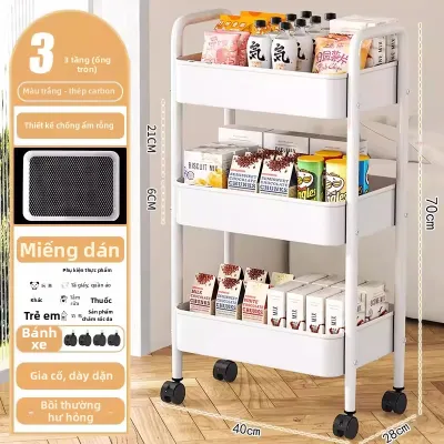 NIFENG | Giá Đựng Đa Năng Có Bánh Xe