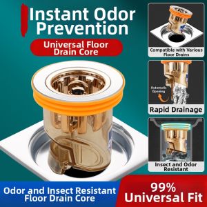 Anti-Odor Deodorizing Core Filter Drainage Plug