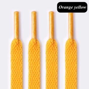 White Flat Sport Shoelaces Thick Non-Elastic Sneaker Lace for Women Leisure Shoe String Accessories