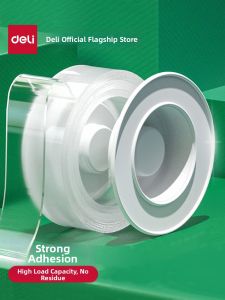 deli | Băng Dính Mica Trong Suốt Bám Dính Cao Chống Bụi An Toàn Cho Tường 3m