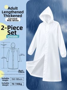 RAINCATO | Disposable Raincoat For Outdoor Hiking Waterproof Travel Lightweight Adult 1pc
