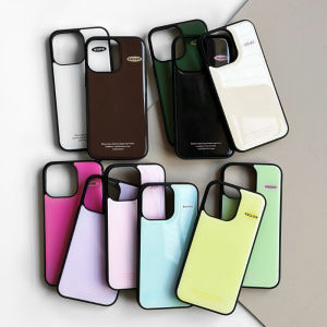 Korean Style Pure Color Drip Glue Phone Case for iPhone 15 pro Max 16 pro 14 plus Anti-Fall 13 Unique 12 New 11/XS/Air Protection Cover 17 pro Max